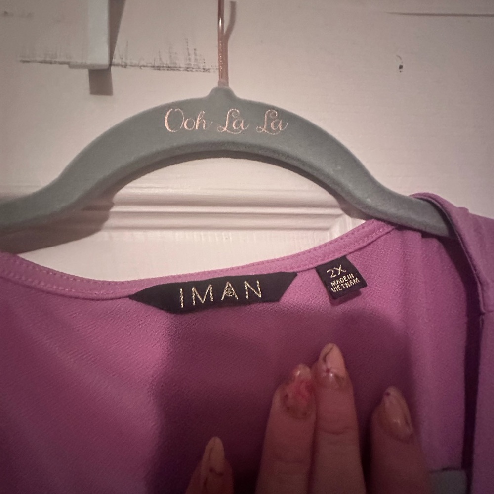 IMAN Purple Top - Picture 2 of 4